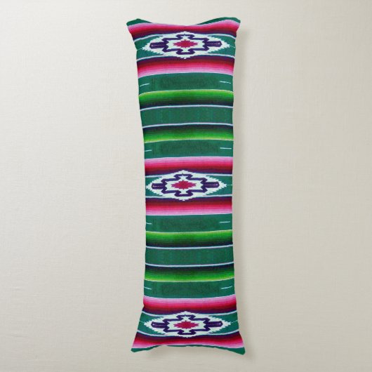 Mexicaans Sarape Pattern Lichaamskussen (Voorkant Verticaal)