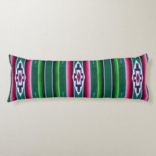 Mexicaans Sarape Pattern Lichaamskussen (Voorkant)