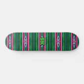 Mexicaans Sarape Pattern met monogram Persoonlijk Skateboard (Horizontaal)