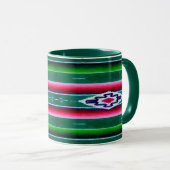 Mexicaans Sarape Pattern Mok (Voorkant rechts)