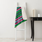 Mexicaans Sarape Pattern Sherpa Deken (In situ)