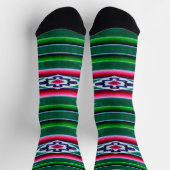 Mexicaans Sarape Pattern Sokken (Top)