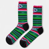Mexicaans Sarape Pattern Sokken (Links)