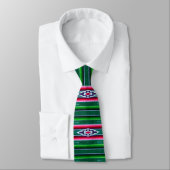 Mexicaans Sarape Pattern Stropdas (Gebonden)