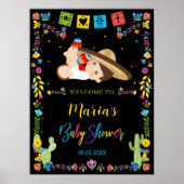 Mexicaans Schattig Kleine Muchachito Jongen Baby s Poster (Voorkant)