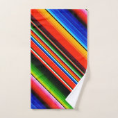 Mexicaans Serape Fiesta Zuidwesters ontwerp Bad Handdoek (Handdoek)