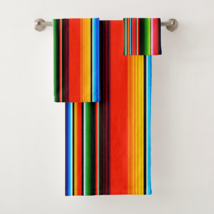 Mexicaans Serape Fiesta Zuidwesters ontwerp Bad Handdoek
