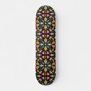 Mexicaans skelet ter ere van de dag van de dood persoonlijk skateboard
