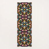 Mexicaans skelet ter ere van de dag van de dood yogamat (Achterkant)