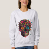 Mexicaans Skull Sweatshirt (Voorkant)