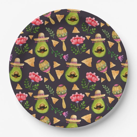 Mexicaans Spicy Fiesta Paper Bord (Voorkant)