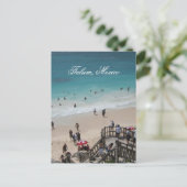 Mexicaans strand briefkaart (Staand voorkant)