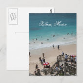 Mexicaans strand briefkaart (Voorkant / Achterkant)