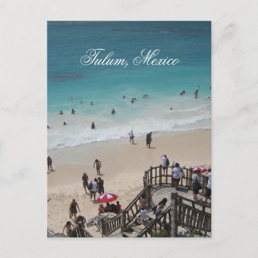 Mexicaans strand briefkaart (Voorkant)