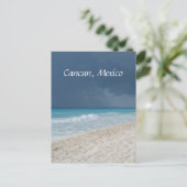 Mexicaans strand briefkaart (Staand voorkant)