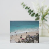 Mexicaans strand briefkaart (Staand voorkant)
