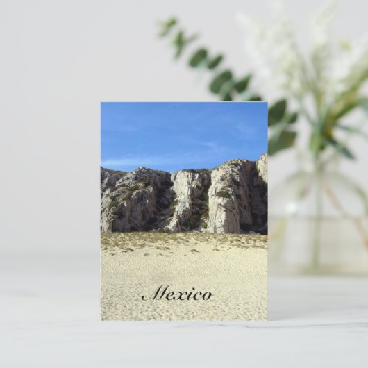 mexicaans strand briefkaart (Staand voorkant)