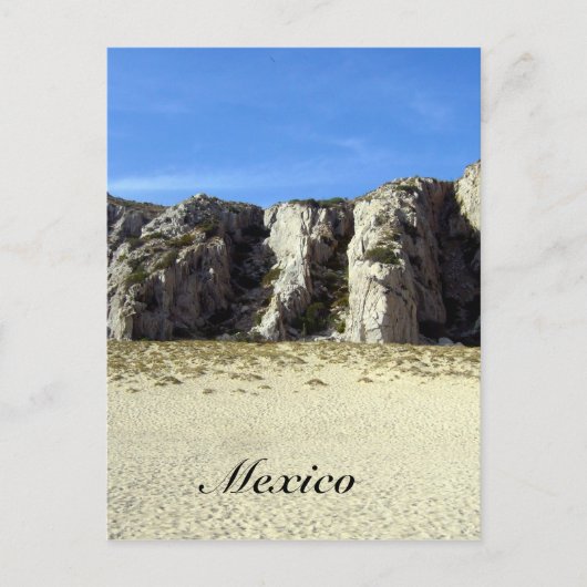 mexicaans strand briefkaart (Voorkant)