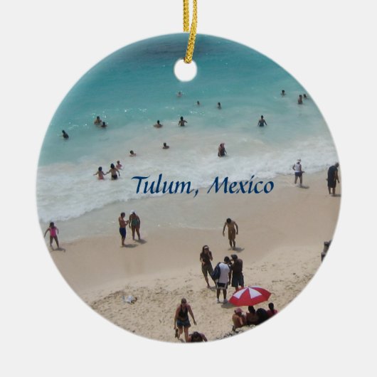 Mexicaans strand Ornament (Voorkant)