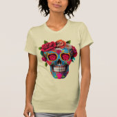 Mexicaans T-shirt met Schedelprint (Voorkant)