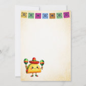 Mexicaans Taco 'bout Feest Verjaardag Kaart (Achterkant)
