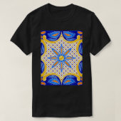 Mexicaans Talavera Ceramic Tile Pattern 1 T-shirt (Design voorkant)