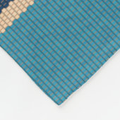 Mexicaans tapijt: kleurrijke strepen naadloos. fleece deken (Hoek)