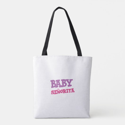 Mexicaans Tas, Baby Senorita Bag Tote Bag (Achterkant)