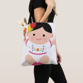 Mexicaans Tas, Baby Senorita Bag Tote Bag (Dichtbij)