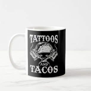 Mexicaans Tattoo voor voedselhulp Tacos Mexico Tat Koffiemok