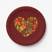 Mexicaans thema diner papieren bordje (Voorkant)