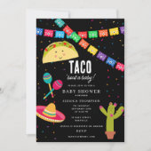 Mexicaans thema Fiesta - Taco over een Baby shower Kaart (Voorkant)