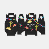 Mexicaans Thema Fiesta - Taco Over een Feest Verja Bedankdoosjes (Uitgevouwen)