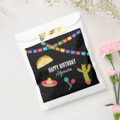 Mexicaans Thema Fiesta - Taco Over een Feest Verja Bedankzakje (Gezegeld)