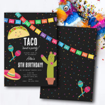 Mexicaans Thema Fiesta - Taco Over een Feest Verja