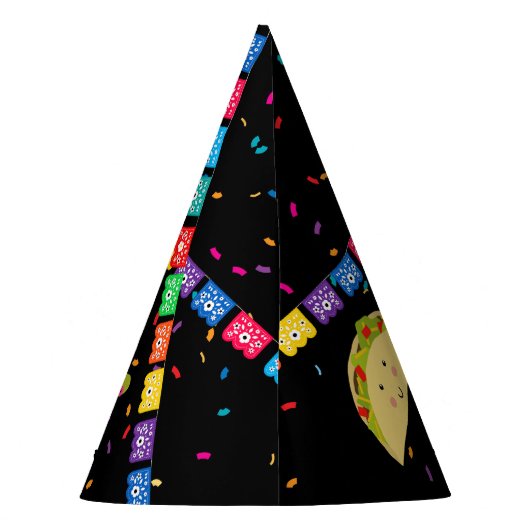 Mexicaans thema Fiesta Verjaardagsfeest Feesthoedjes (Achterkant)