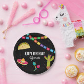 Mexicaans thema Fiesta Verjaardagsfeest Papieren Bordje (Feest)