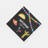 Mexicaans thema Fiesta Verjaardagsfeest Servet (Hoek)