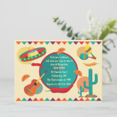 Mexicaans thema Nieuwe Home Uitnodiging (Staand voorkant)