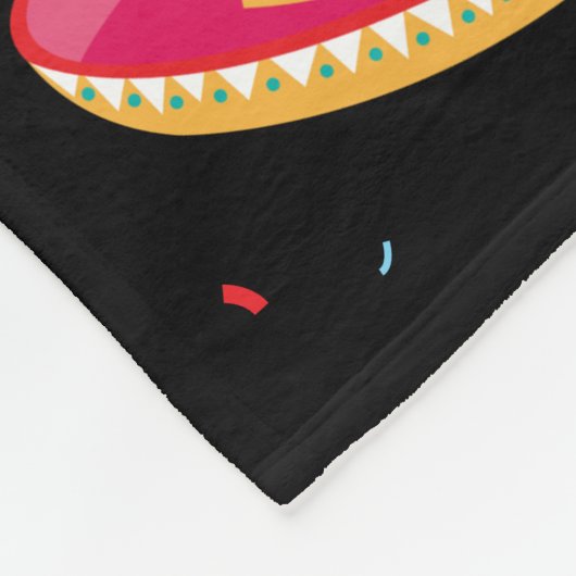 Mexicaans thema Schattige kleurrijk zomerfeest Fleece Deken (Hoek)