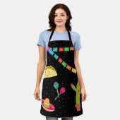 Mexicaans thema Schattige kleurrijk zomerfeest Schort (Gedragen)