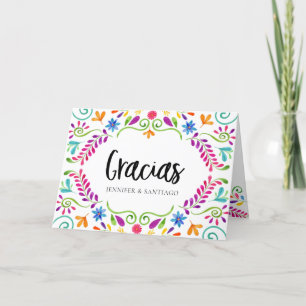 Mexicaans Themaphotohuwelijk Gracias Kaart