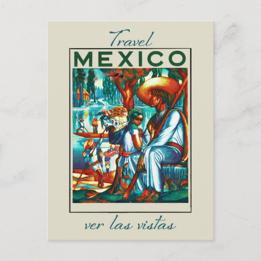  Mexicaans toerisme reizen Briefkaart (Voorkant)