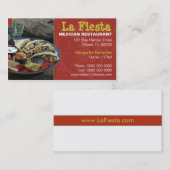 Mexicaans Visitekaartje Restaurant (Voorkant / Achterkant)