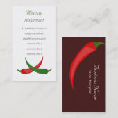 Mexicaans Visitekaartje Restaurant (Voorkant / Achterkant)