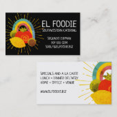 mexicaans visitekaartje voor voedselzuidoosten (Voorkant / Achterkant)