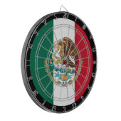 Mexicaans vlaggendartboard en darts/gameboard dartbord (Voorkant Links)
