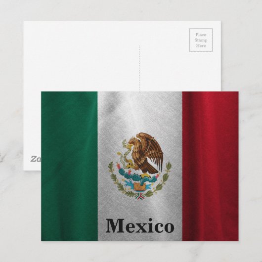  Mexicaans Vlaggentoerisme Briefkaart (Voorkant / Achterkant)