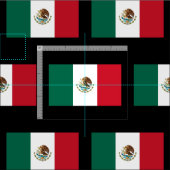 Mexicaans vlagpatroon aangepast textiel DIY textie Stof (Delen)