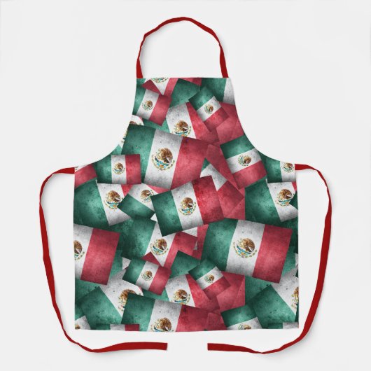 Mexicaans vlagpatroon schort (Voorkant)